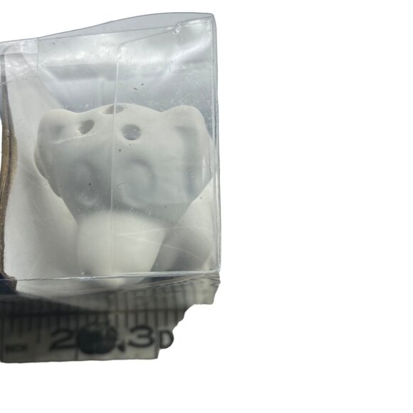 Ceramic Dog Shaped Salt & Pepper Shaker Set Black White 2.5" Tall Gift Boxed NWO - Picture 5 of 5